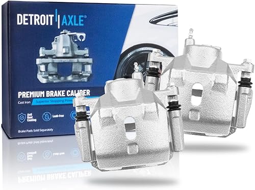 Miniatura 122 de Detroit Axle - Pinza de freno delantera derecha con soporte de repuesto para Chevrolet Equinox Captiva Sport Pontiac Torrent Saturn Vue Suzuki XL-7