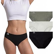 Balanced Tech Moisture Wicking Underwear for Women, Seamless Workout Hipster Brief Bikini Panties