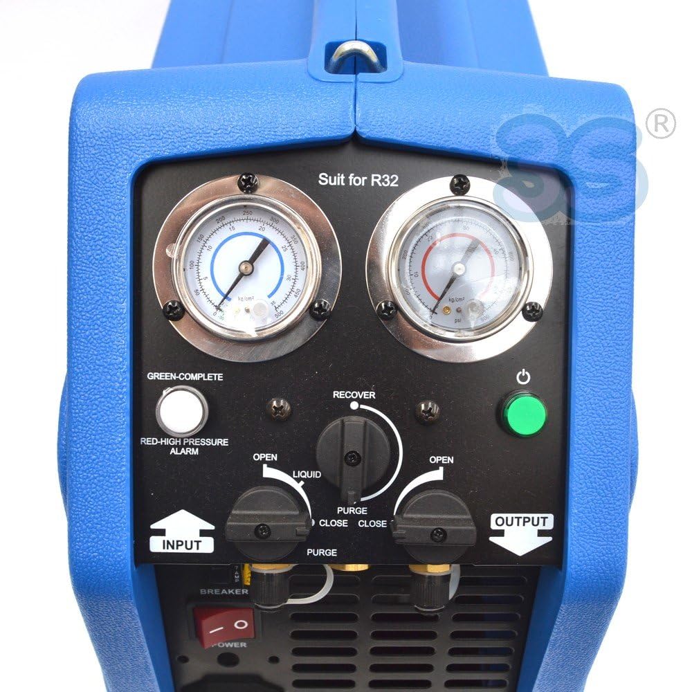 3S SuperSamaStore Unità di Recupero Professionale, Recuperatore Gas Refrigerante per Manutentori e Installatori Impianti Condizionamento, con Separazione Olio, 3/4 Horsepower, Idonea R32 e R1234YF