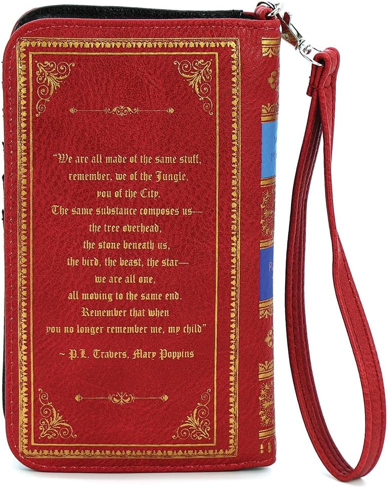 Mary Poppins Vintage Book Wallet for Women (Red)