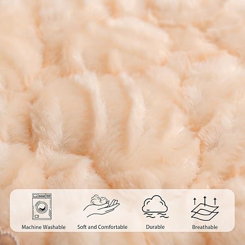 Miniatura 5 de Funda de sofá lavable, funda de sofá para mascotas, funda de sofá con patrón rosa, protector de sofá para perro (marrón claro, 35.5 x 60 pulgadas)