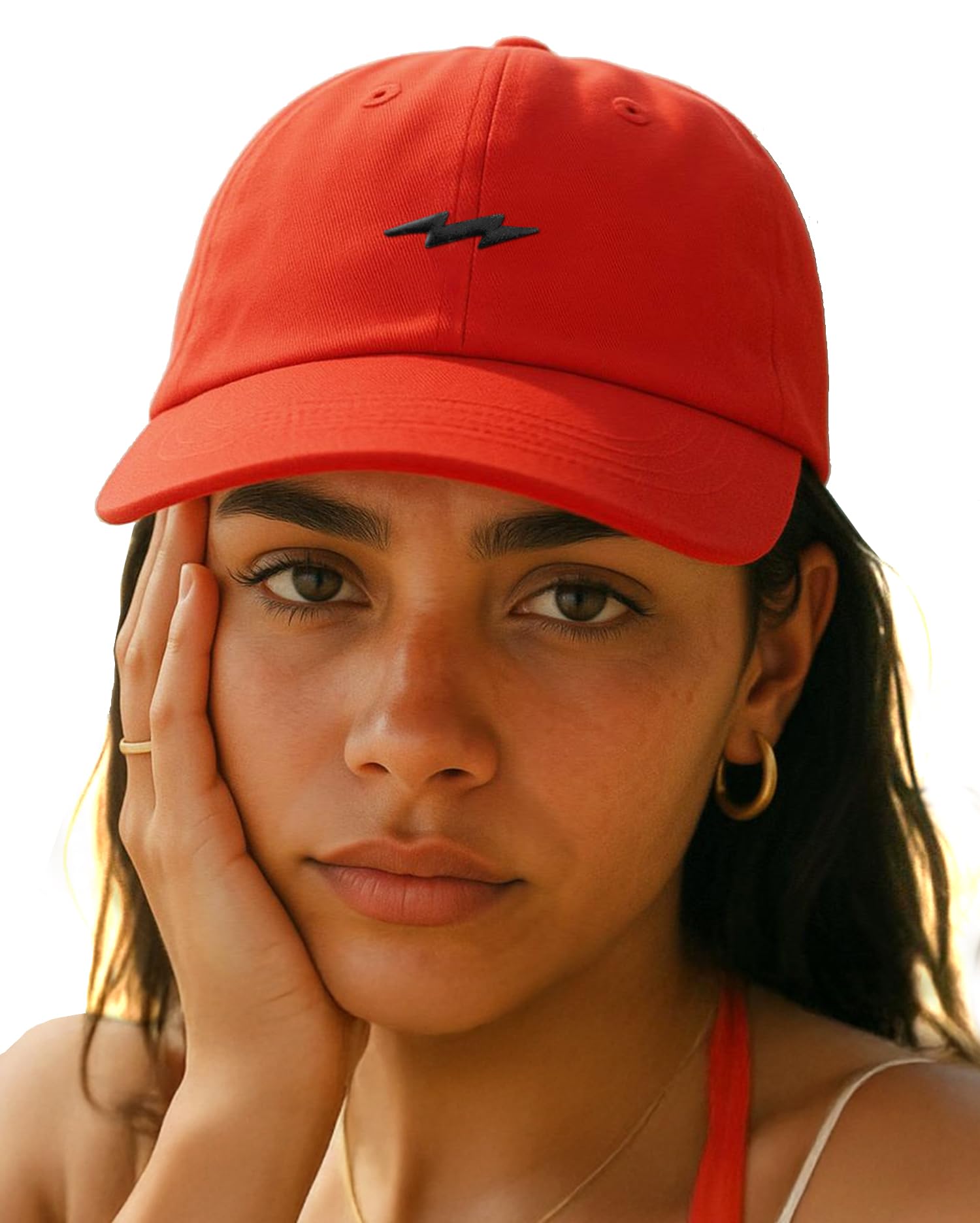 Dad Hats & Caps for Men, Stylish Snapback Caps Red-image-34