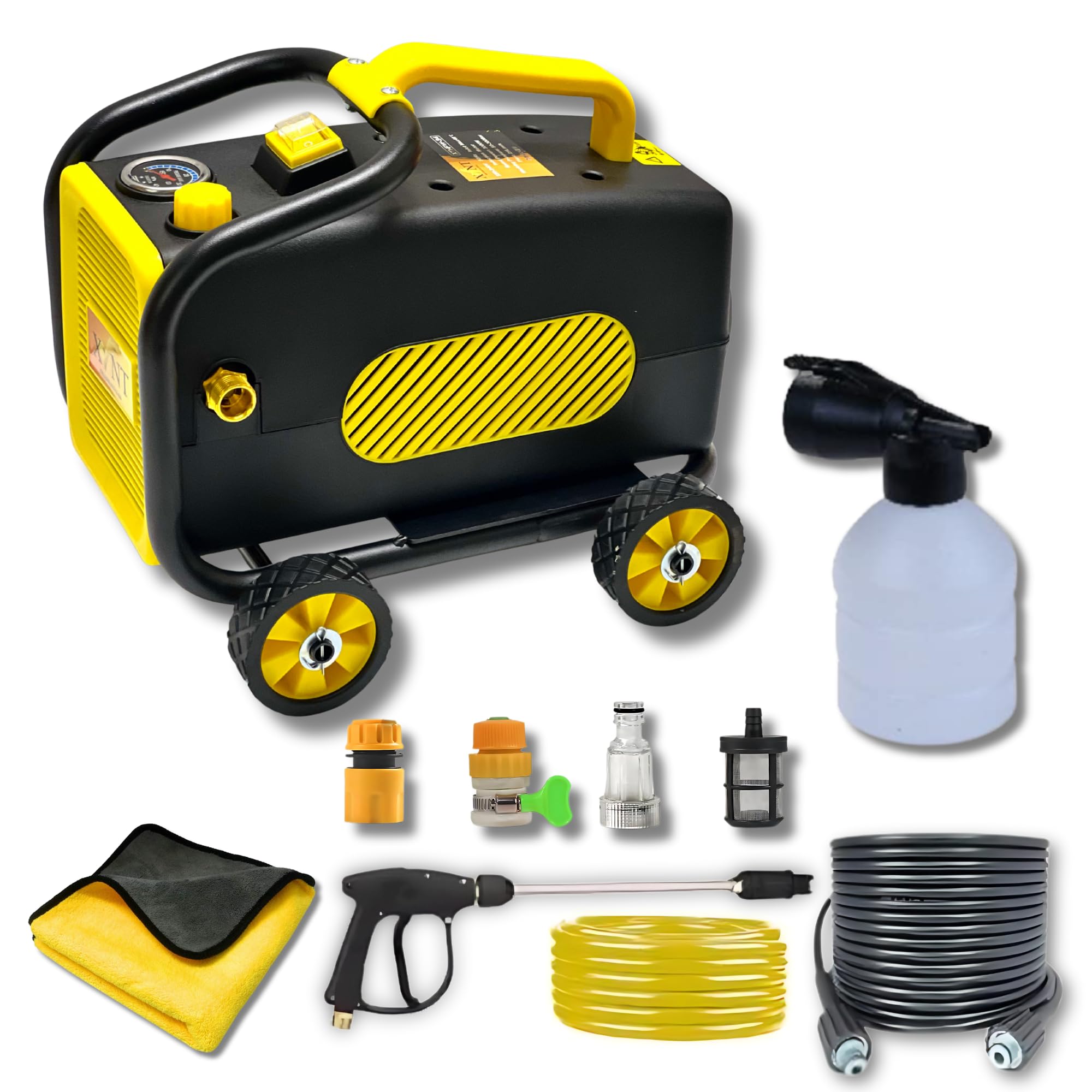 XLNT 3000W High Pressure Washer for Car & Bike Cleaning | 300 Bar