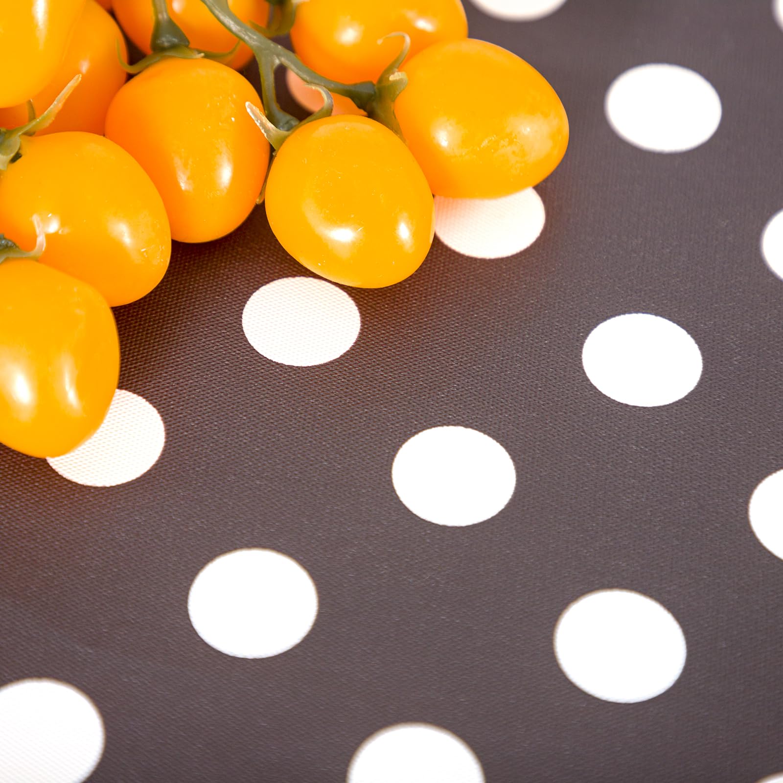 Nappe En Toile Cirée Lavable Avec Ruban Passepoilé Istanbul Black And White - Rectangulaire - 130 X 160 Cm