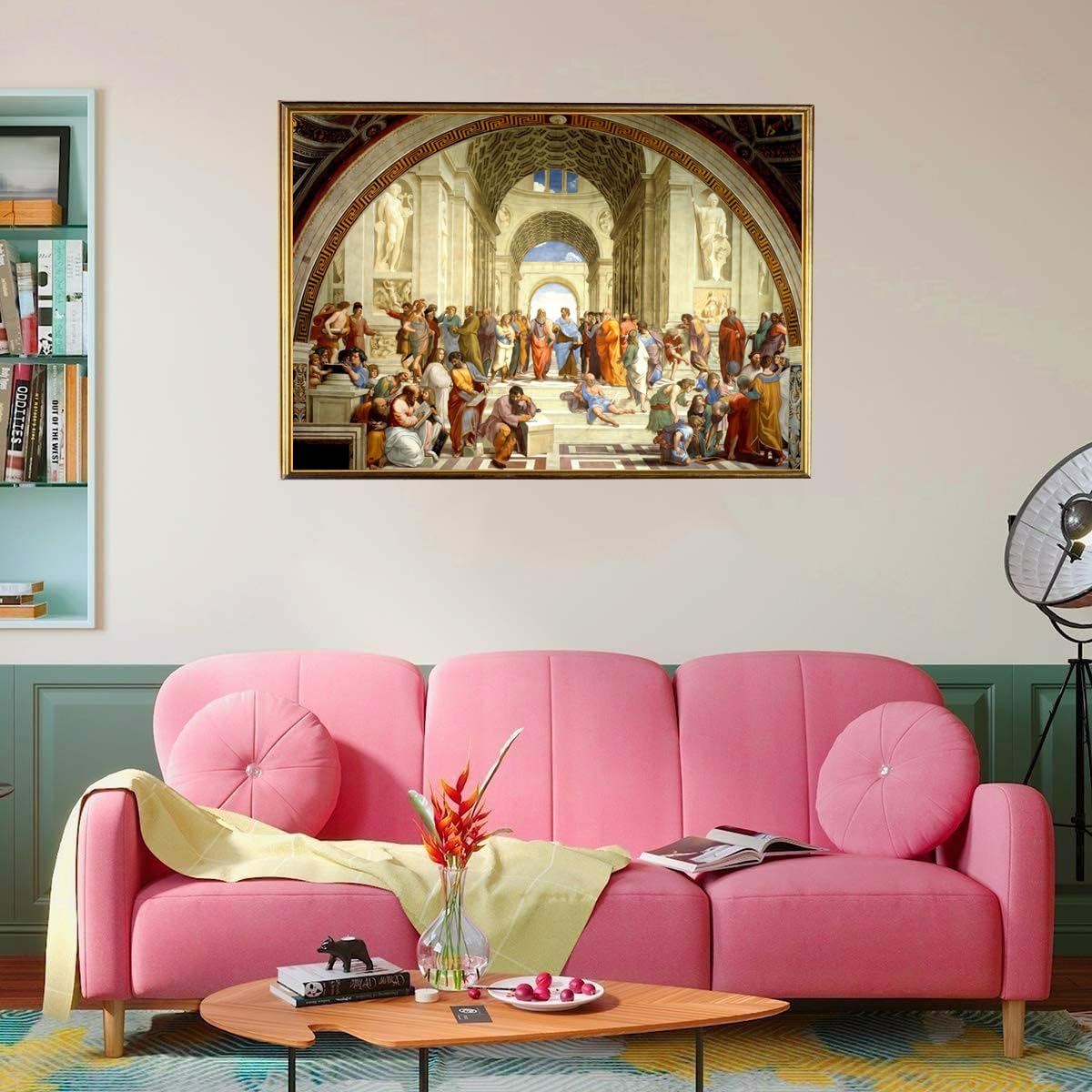 Jigsaw Puzzles for Adults 1000 Piece The School of Athens by Raphael 27.56 x 19.69 Inch Jigsaw Puzzles for Adults Educational Game 1000 Pieces Raphael Puzzles for Adults - Image 3