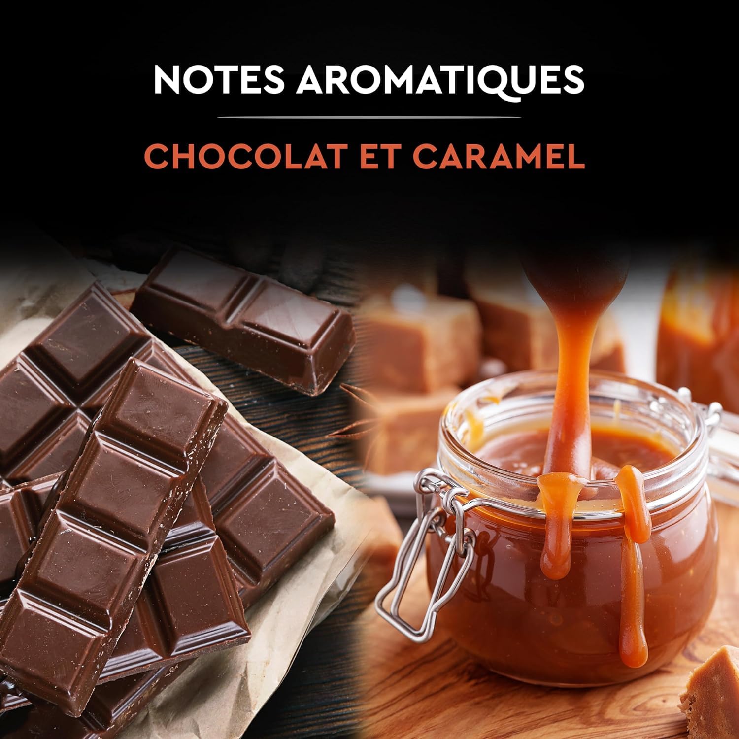 CARTE NOIRE - Bio Intense - Café en Grains Torréfiés - Pur Arabica Biologique - Paquet de 6 kg