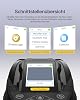 Inateck Barcode Scanner Bluetooth 2D 1D Wireless Handheld Scanner QR Code Scanner with Screen and Smart Base CMOS CCD Dual Module Larger Range Supports App SDK P8 SE