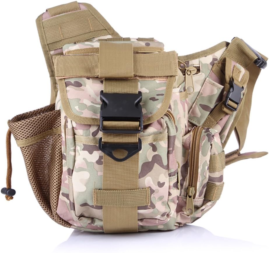 VitaliteUnisex Molle Tactical Shoulder Strap Bag Military