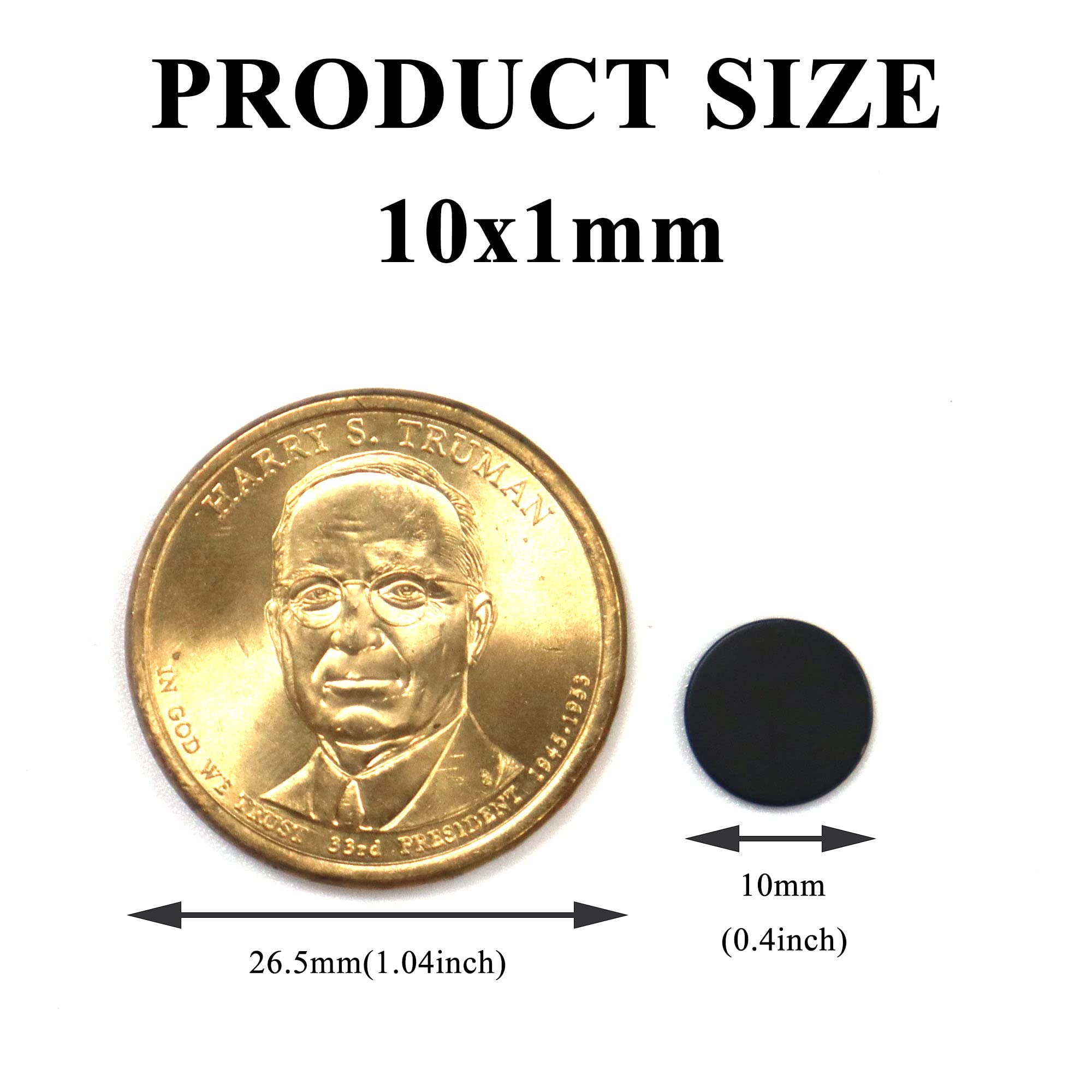 Neodymium Magnet Round Thin 10x1mm, 100Pcs — Amazon image 3