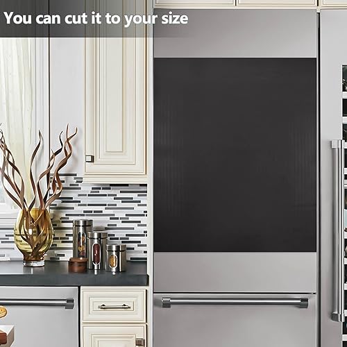 Miniatura 6 de Cubierta magnética negra para lavavajillas, adhesivo para lavavajillas, panel para lavaplatos, calcomanía para el hogar, cocina, decorativo, nevera,