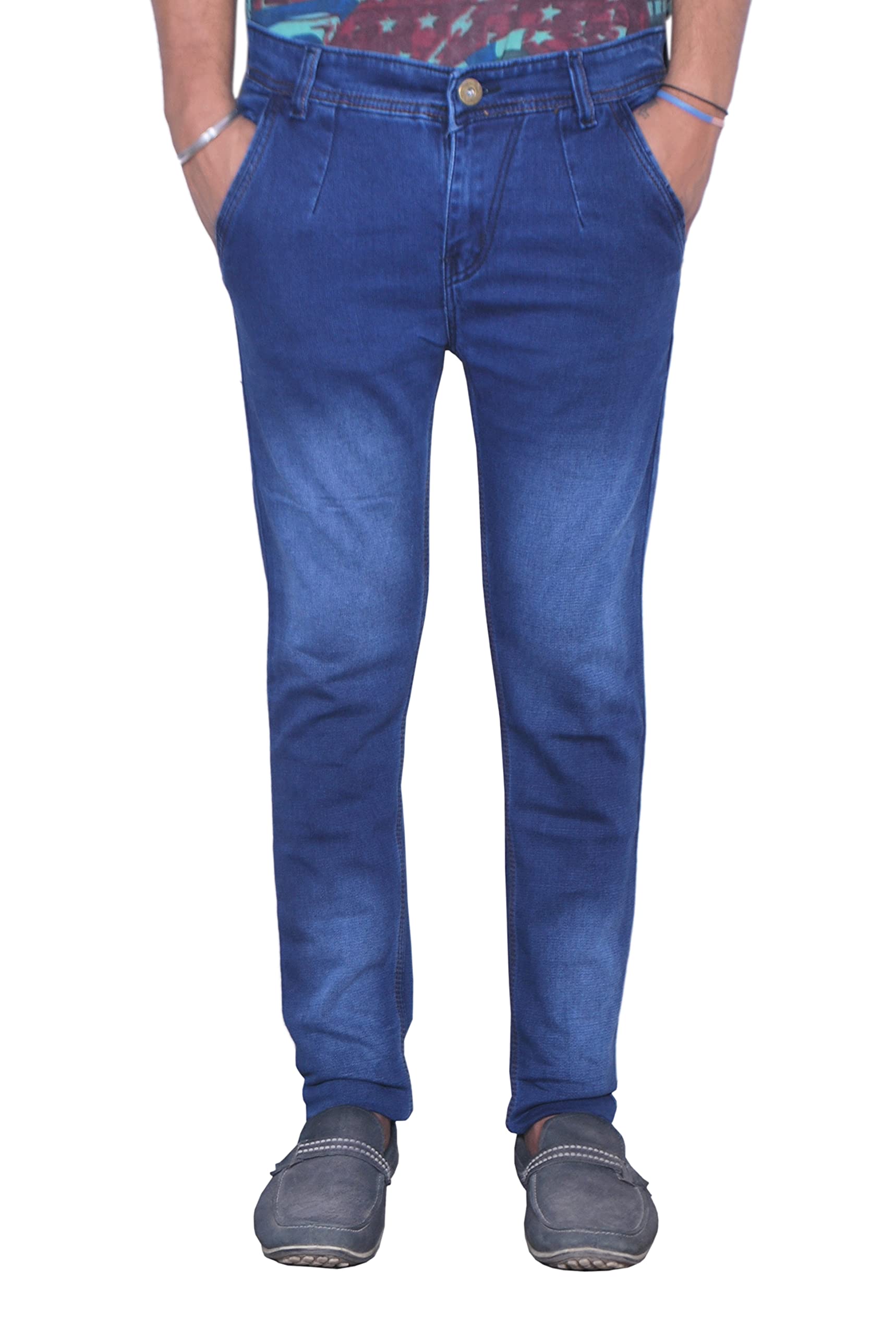 orison Blue Bobber Mens Denim Jeans-picture-34