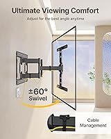 Vista 6 de monTEK 1.1" Montura de Pared Ultradelgada para Televisores de 37-75 Pulgadas, Resistente para 59.8 kg, Probada para 4 Veces su Peso, Soporte