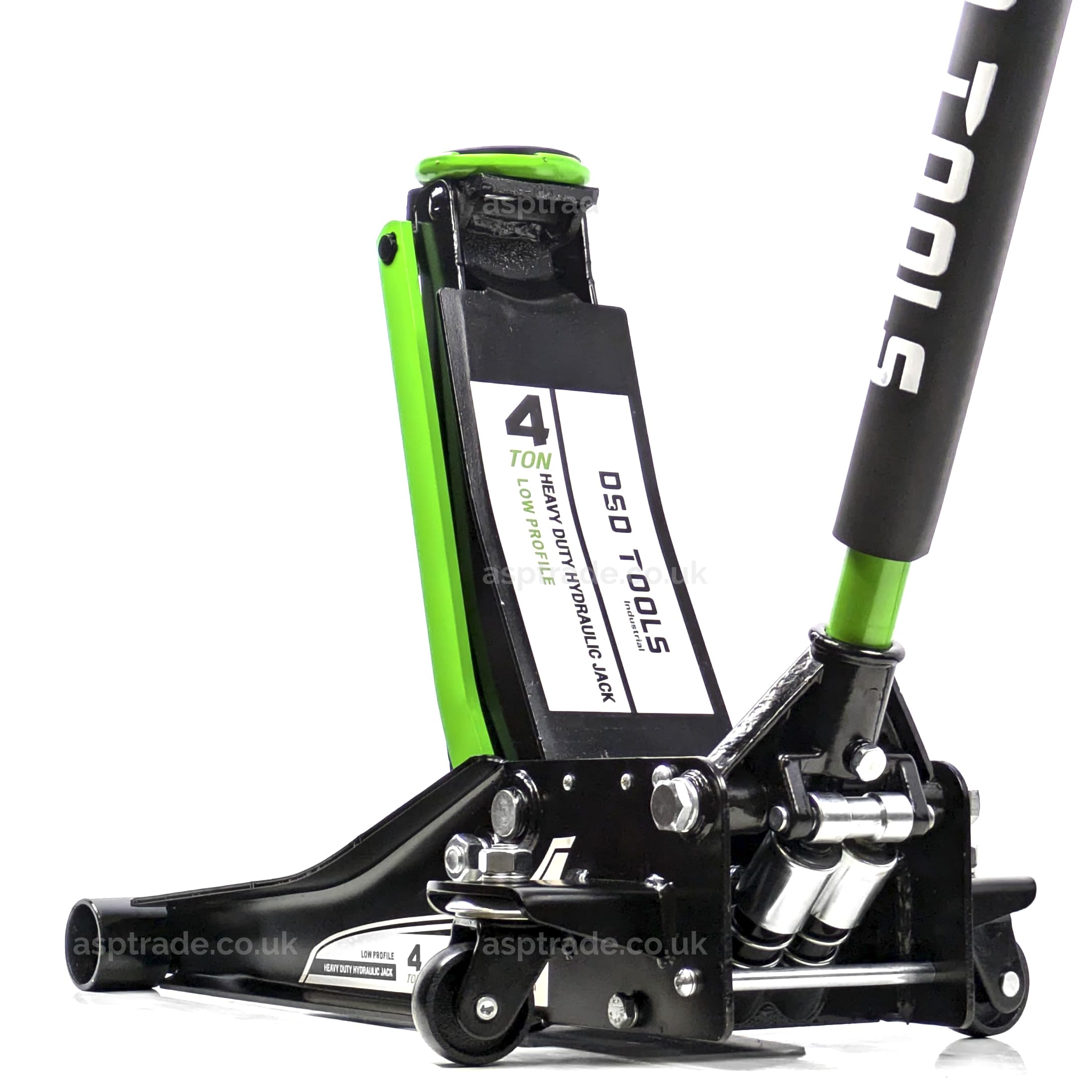 DSD TOOLS 4 Tonne Low Profile Trolley Jack, Car Jack, with Rocket