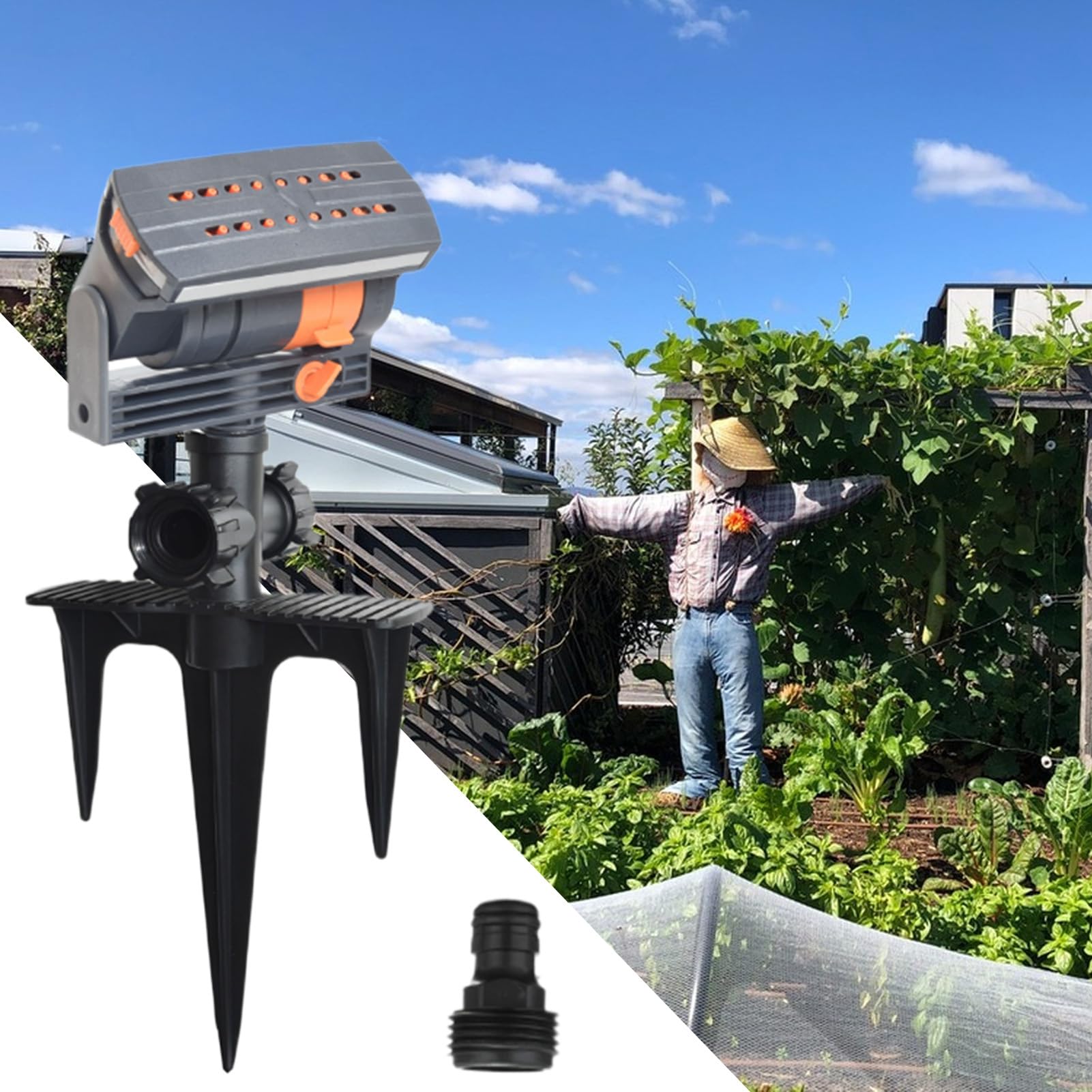 Arroseur De Pelouse Système D'Irrigation | Asperseur De Gazon Jardin Espace Extérieur Sol Parterre De Fleurs Ferme Et Terrasse