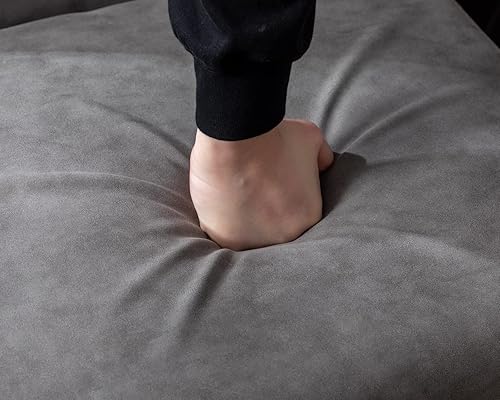 Miniatura 60 de CIMOTA Juego de 6 sillas de comedor modernas, de cuero, tapizadas, sin brazos, con base negra, para comedor/cocina, color crema, 6 unidades Base