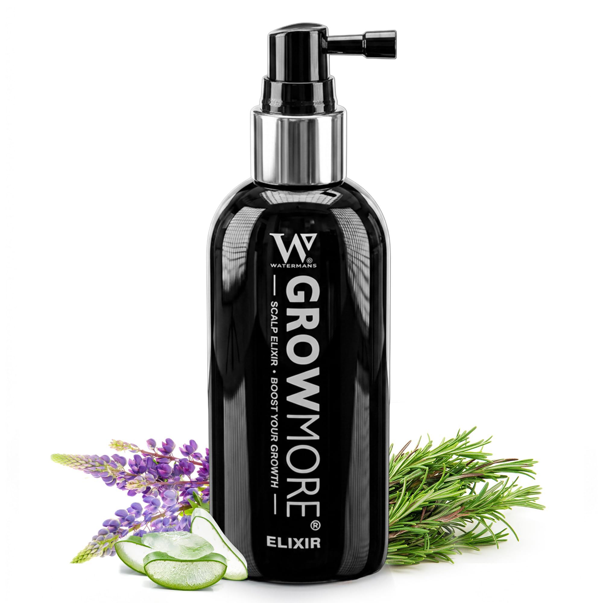 Best Hair Growth Serum - Watermans Grow More Elixir of Hair 100ml - Hair Growth & Hair Thickening leave in scalp Serum-image-17