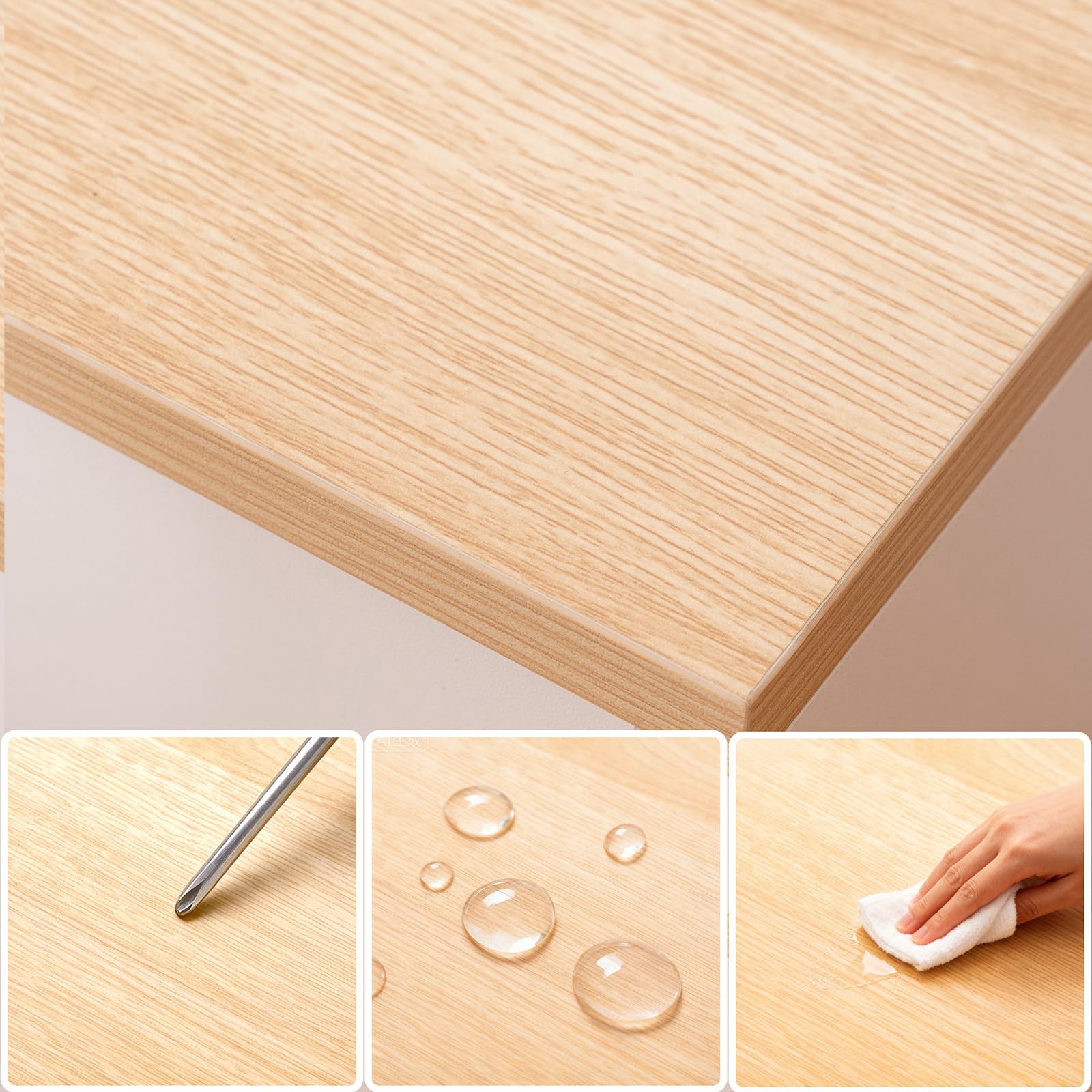 Tocador con Espejo LED, Mesa de Maquillaje con 5 cajones y 6 estantes de Almacenamiento, 40 x 80 x 134 cm, Escritorio tocador con Almacenamiento Extensible, Estilo Moderno de Madera, Blanco
