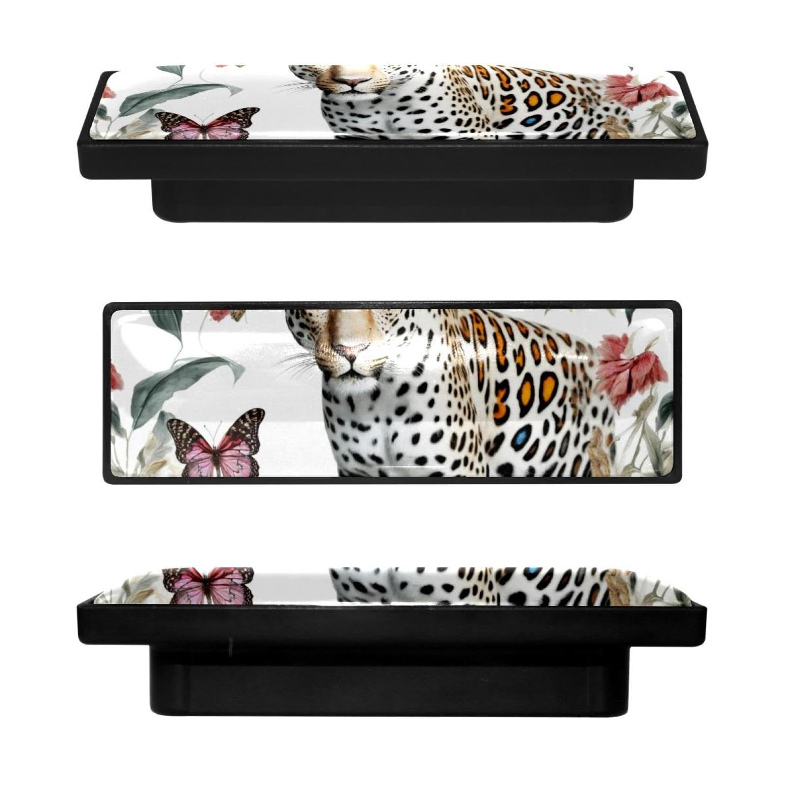 Poignées d'armoire rectangulaires papillon tigre pour rénover vos placards