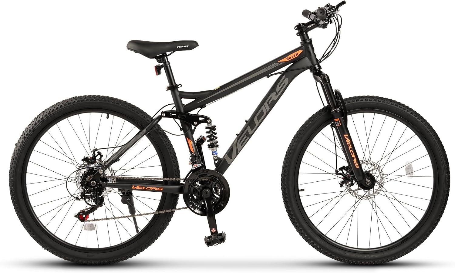 STAPERFO Fully Adult Mountain Bike 27.5 Inch 21 Speed Gear Disc Brake Full Suspension MTB for Terrain 160-175 cm 85% Assembled