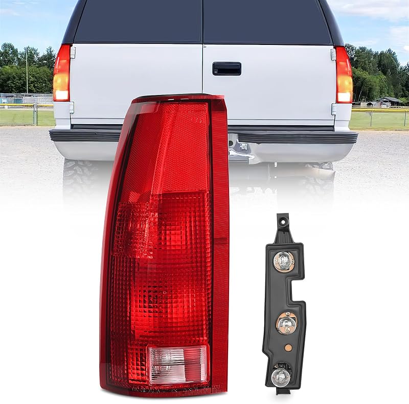 Lanterna traseira esquerda Nilight para Chevy GMC C/K, Suburban, Blazer, Tahoe, Yukon e Escalade – 1 unidade