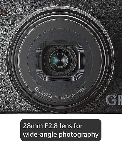 Amazon.com: Ricoh Cámara compacta digital GR III, 24MP, lentes de