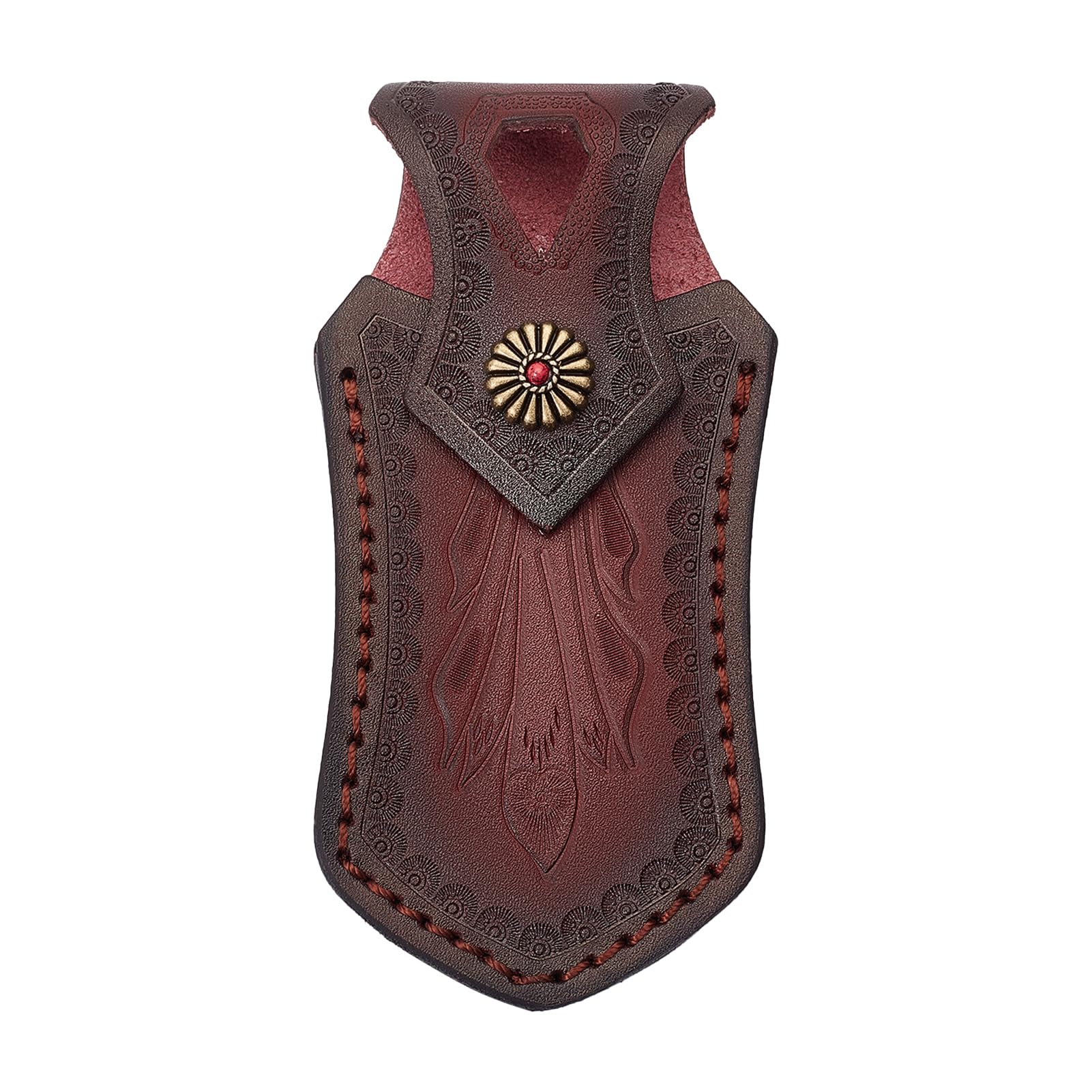 AMIJOUXLeather Knife Sheath, Pocket Knife Sheaths for Folding Knives, Handmade Blade Guard, Outdoor Knife, Holster Portable Knife