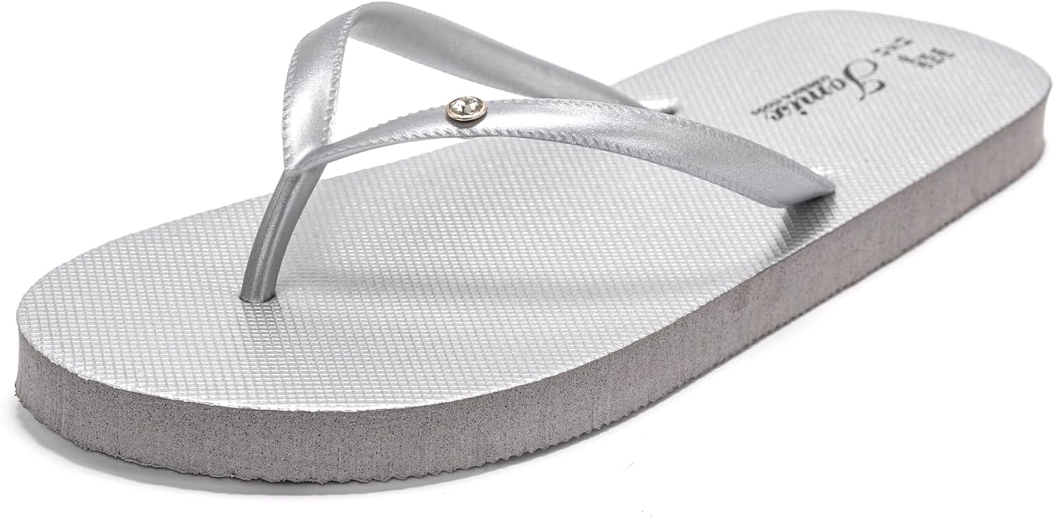 JOMIX Flip Flops Women’s Summer Toe Separator Beach Soft Sandals Non-Slip Flip Flops