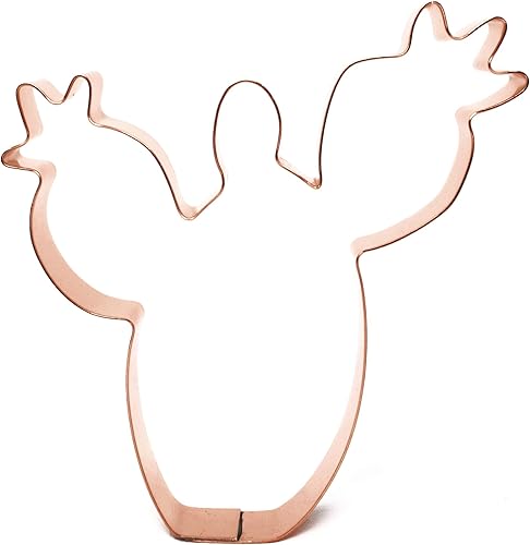 Miniatura 4 de Cortador de galletas de cobre con cactus de tuna