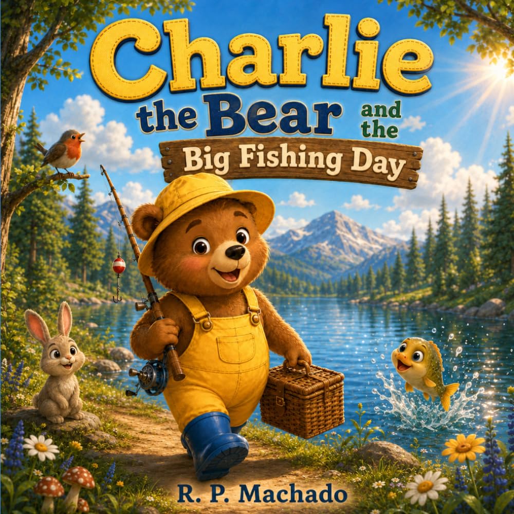 Charlie the Bear and The Big Fishing Day: A Fun & Colourful Children's Book About a Bear Who Loves to Fish (Charlie the Bear Collection)