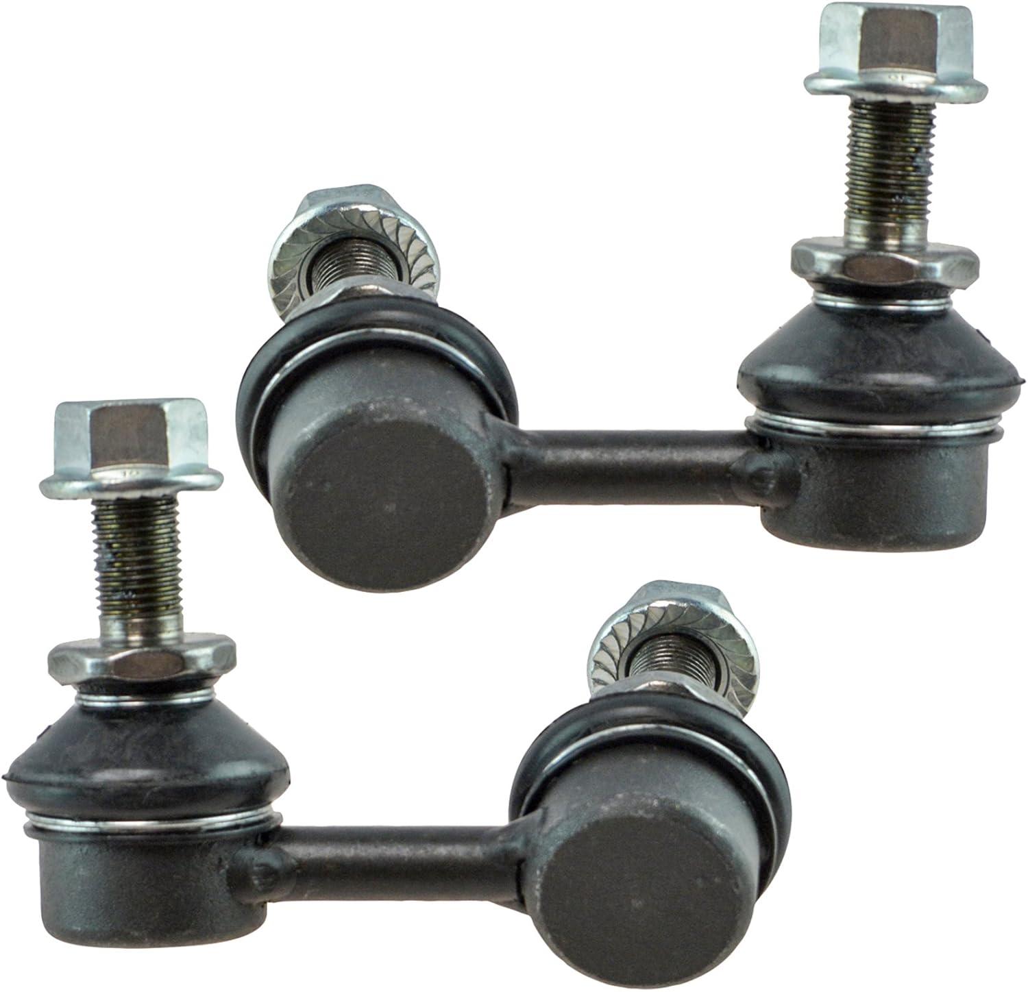 TRQ Front Driver and Passenger Side Sway Bar Link Set 2 Piece Compatible with 2005-2021 Nissan Frontier 2005-2012 Pathfinder 2005-2015 Xterra 2009-2012 Suzuki Equator