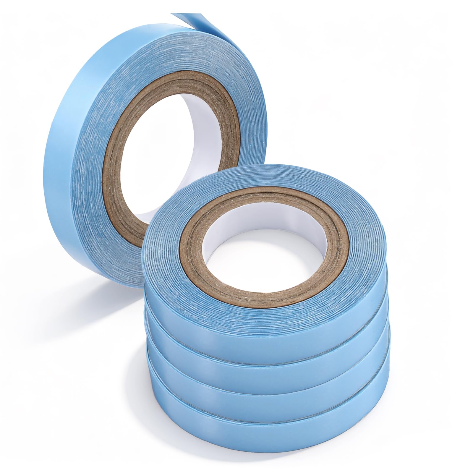 Tucnoeu 5 Rolls Hair Extension Tape, Replacement Tape Hairs Extensions