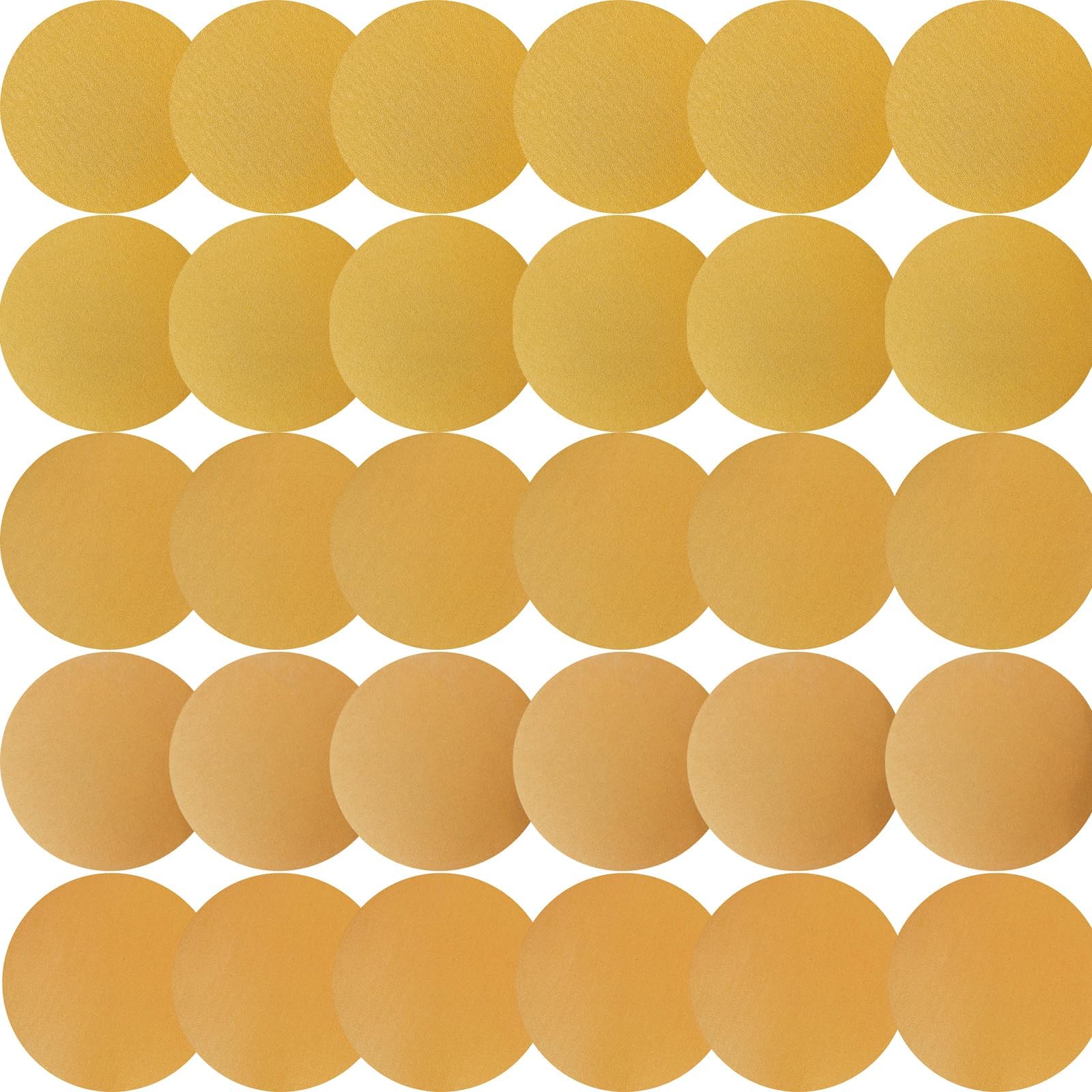 30 PCS 10" Premium PSA Sanding Discs 6 Each of 60, 80, 120, 180, 240 Grit, 10 Inch Self Adhesive Stickyback Sandpaper Discs for DA Sander, Sand Automotive Car Paint, Woodworking Wood, Metal