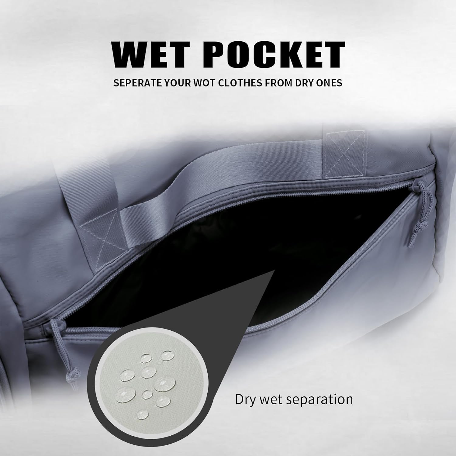 Weekender Duffel Bag with Shoe Compartment And Wet Pocket-Luggage Everyday Overnight Bag for Men and Women Travel-Carry On Gym Bag - Image 3