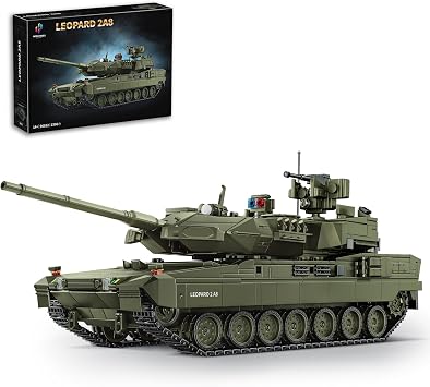 Leopard 2 A8 Army Tank Building Sets, Military Vehicles Model Kits Collectible for Boys Adults - 2306Pcs