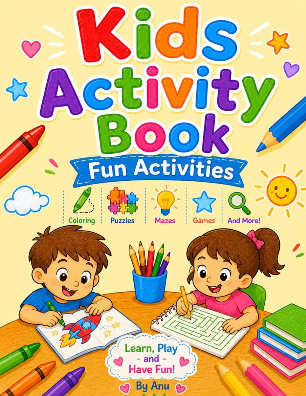 Kid's Activity Book - Fun Activities