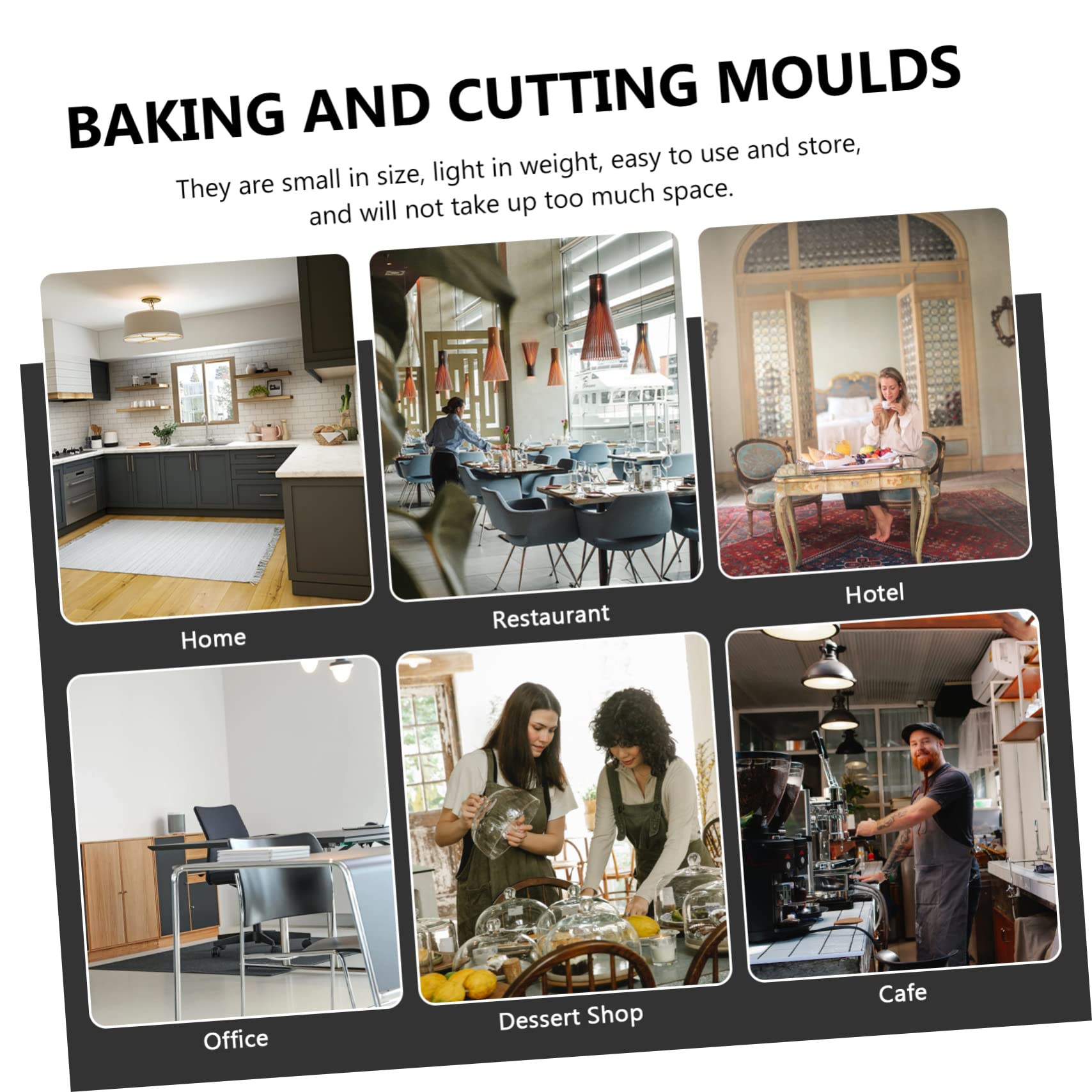 PRETYZOOM 5 Sätze Ausstechformen Keksausstecher Gebäckschneider Ingwerkekse Fondant Keksform cookie cutter bisquitschneider Antihaft-Formen backen keksformen selber machen Rostfreier Stahl