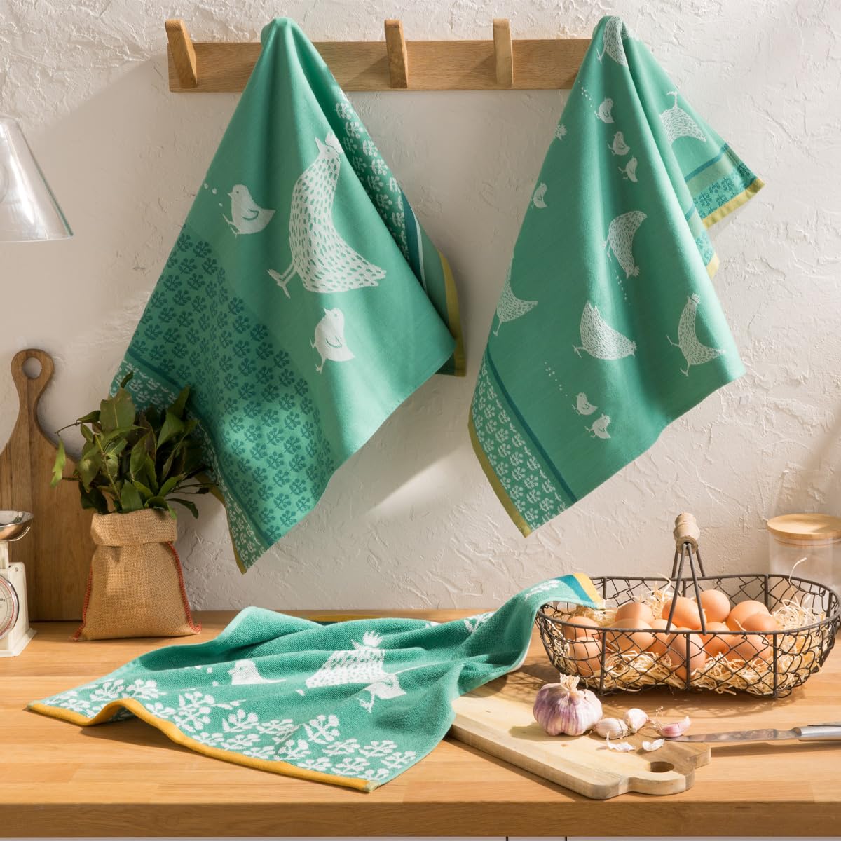 Coucke Strofinaccio in jacquard di cotone, casseruola, 50 x 75 cm