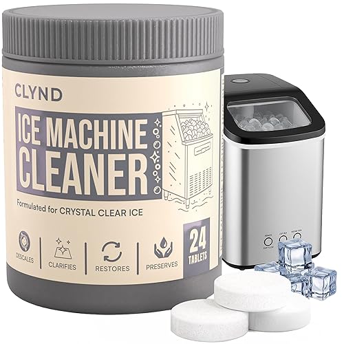 Nickel Safe Ice Machine Cleaner and Descaler 24-Pack Countertop Ice