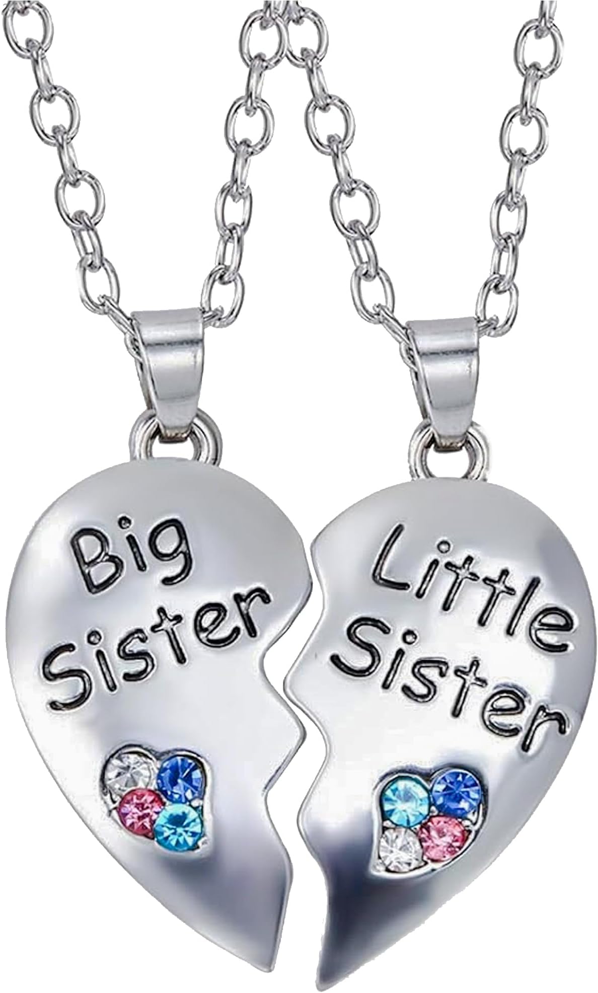 Birthday Gift BFF Necklaces for Girls - Sisters Best Friends Heart Puzzle Pendant - Kid's Best Friendship Gift Jewelry