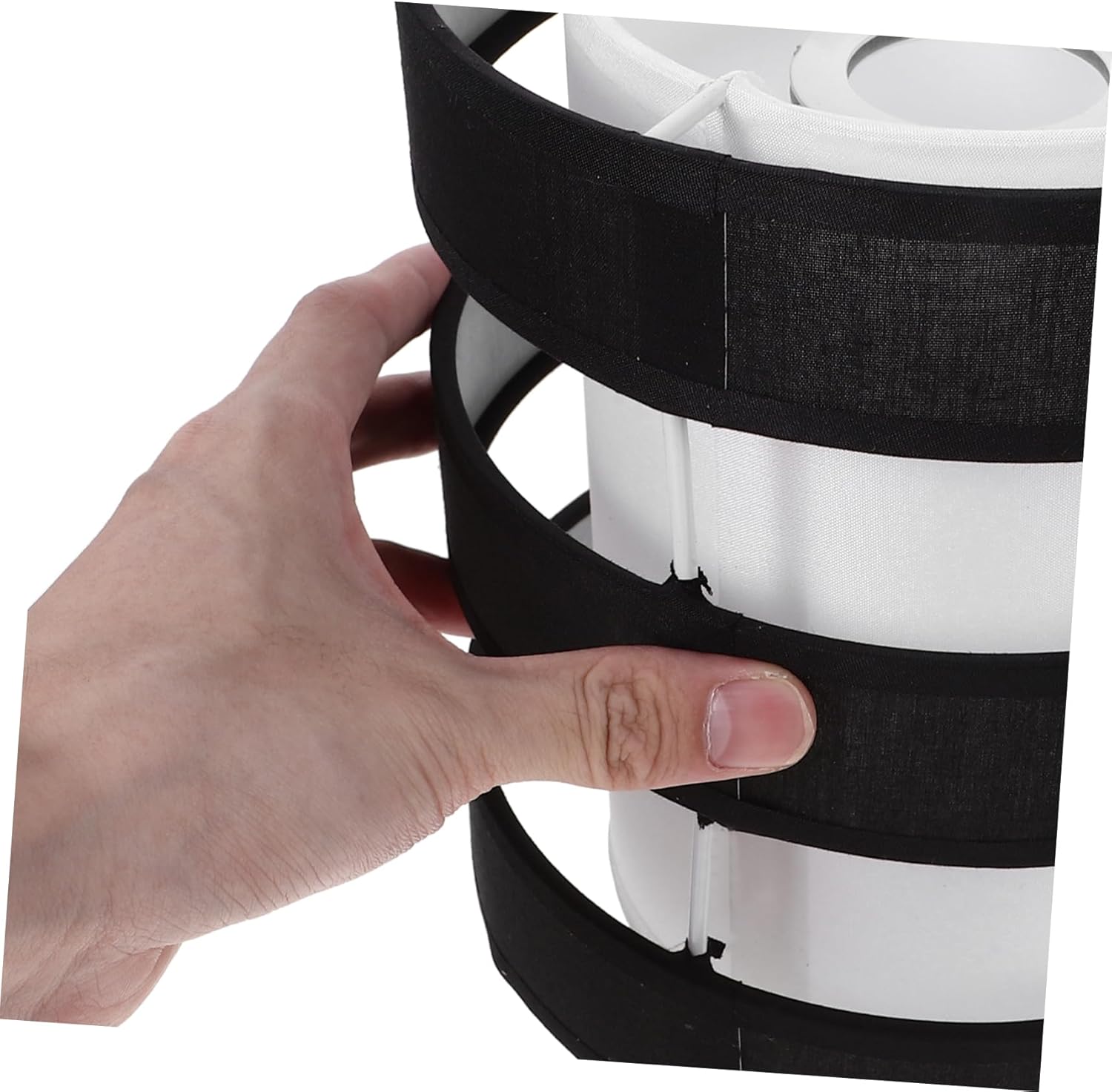 Gadpiparty Large Barrel Shaped Lampshade for Modern Farmhouse Decor Ceiling Lamp Cover Living Bedroom Study Pvc Material