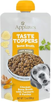Applaws Taste Toppers Chicken Bone Broth Wet Dog Food, 7.1 oz.