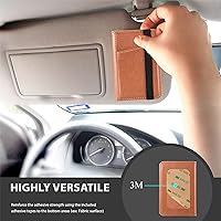 Vista 6 de Funda tipo cartera para teléfono, tarjetero para la parte posterior del teléfono, funda de piel con tapa compatible con iPhone, Samsung Galaxy