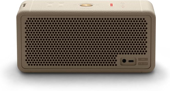 Marshall Middleton kabelloser tragbarer Bluetooth-Lautsprecher über 20 Stunden tragbare Spielzeit wasserfest IP67 – Crème