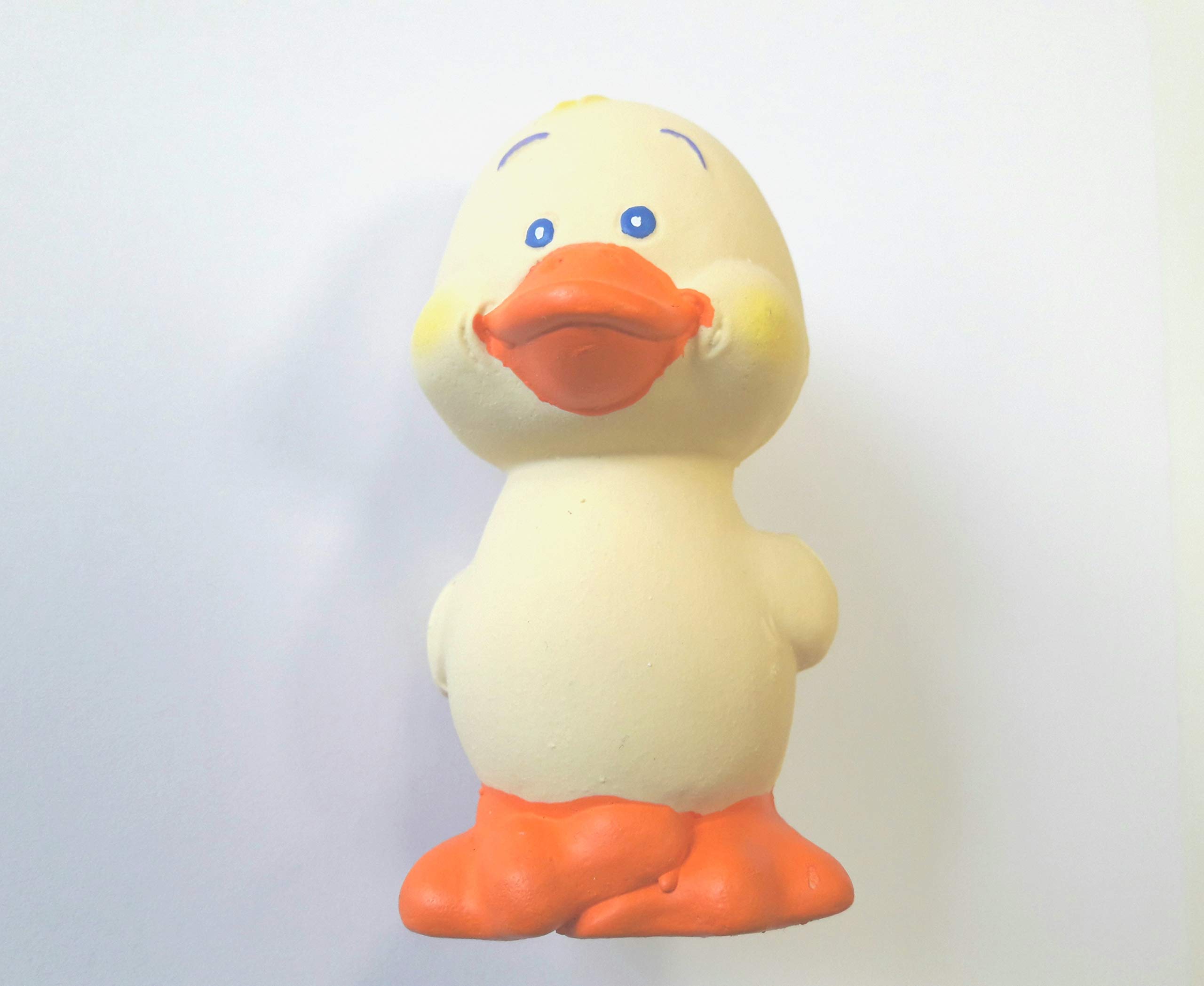 Lanco - Juguete para Bebés, Patito Original para baño Dobi, 100% Caucho Natural, Hecho a Mano