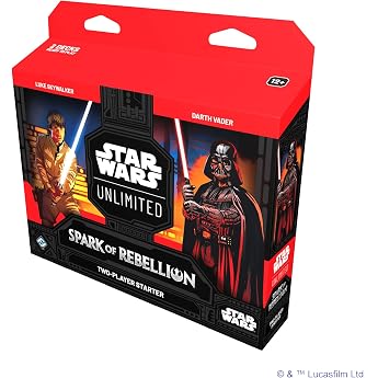 Star Wars Unlimited Spark of Rebellion TWO PLAYER STARTER - Learn Fight Collect! Trading Card Game Age 12+ 2 Players 20 Minutes by Fantasy Flight Games
