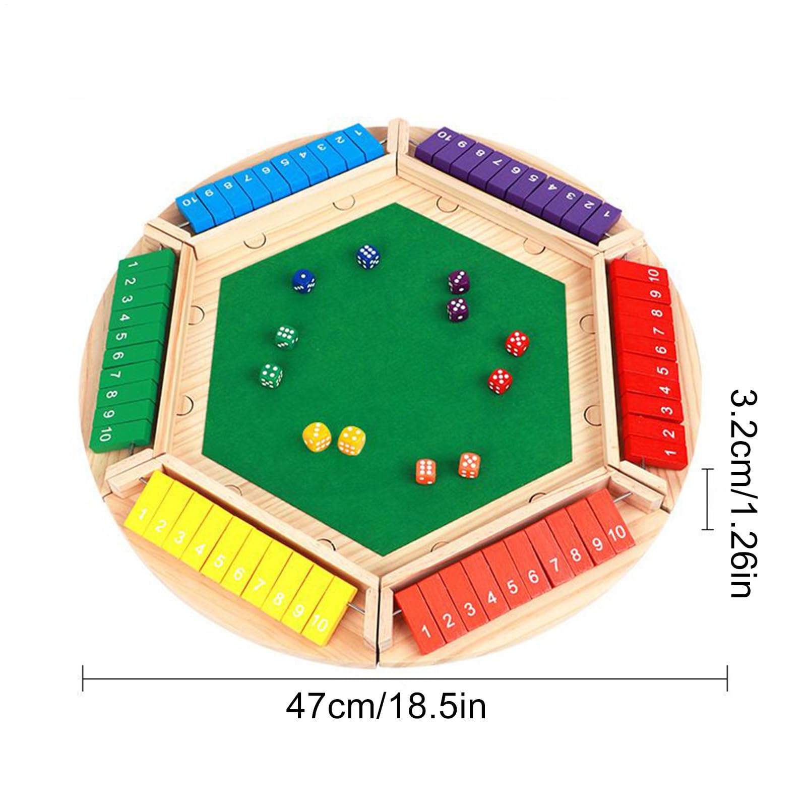 Giochi da Tavolo Giocattoli Educativi In Legno A 4 Lati | Giochi Con Per Famiglie Da Viaggio Per Adulti Uomini Donne Viaggi Compleanni Casa Vacanze Serate Gite in Auto Campeggio