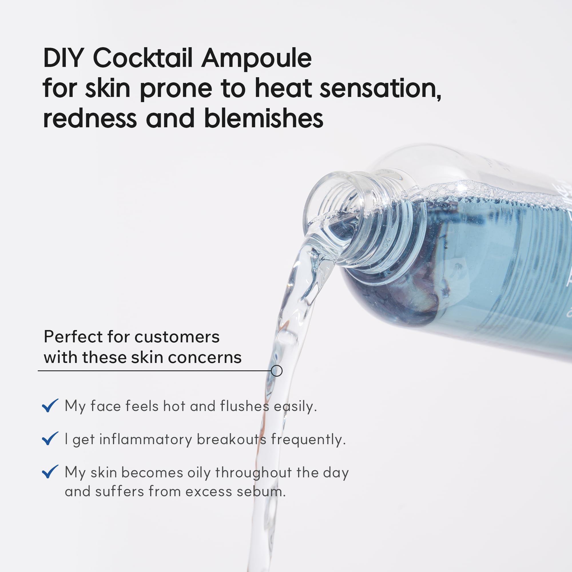 Amazon.com : TROIAREUKE H+ Cocktail Ampoule Toner (Blue, 6.76 Fl