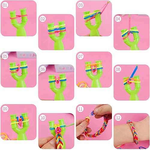 Miniatura 5 de 2000 clips S clips de goma para bandas de goma, conectores lyfLux de goma, fabricación de pulseras, artesanías de bricolaje, accesorios exquisitos,