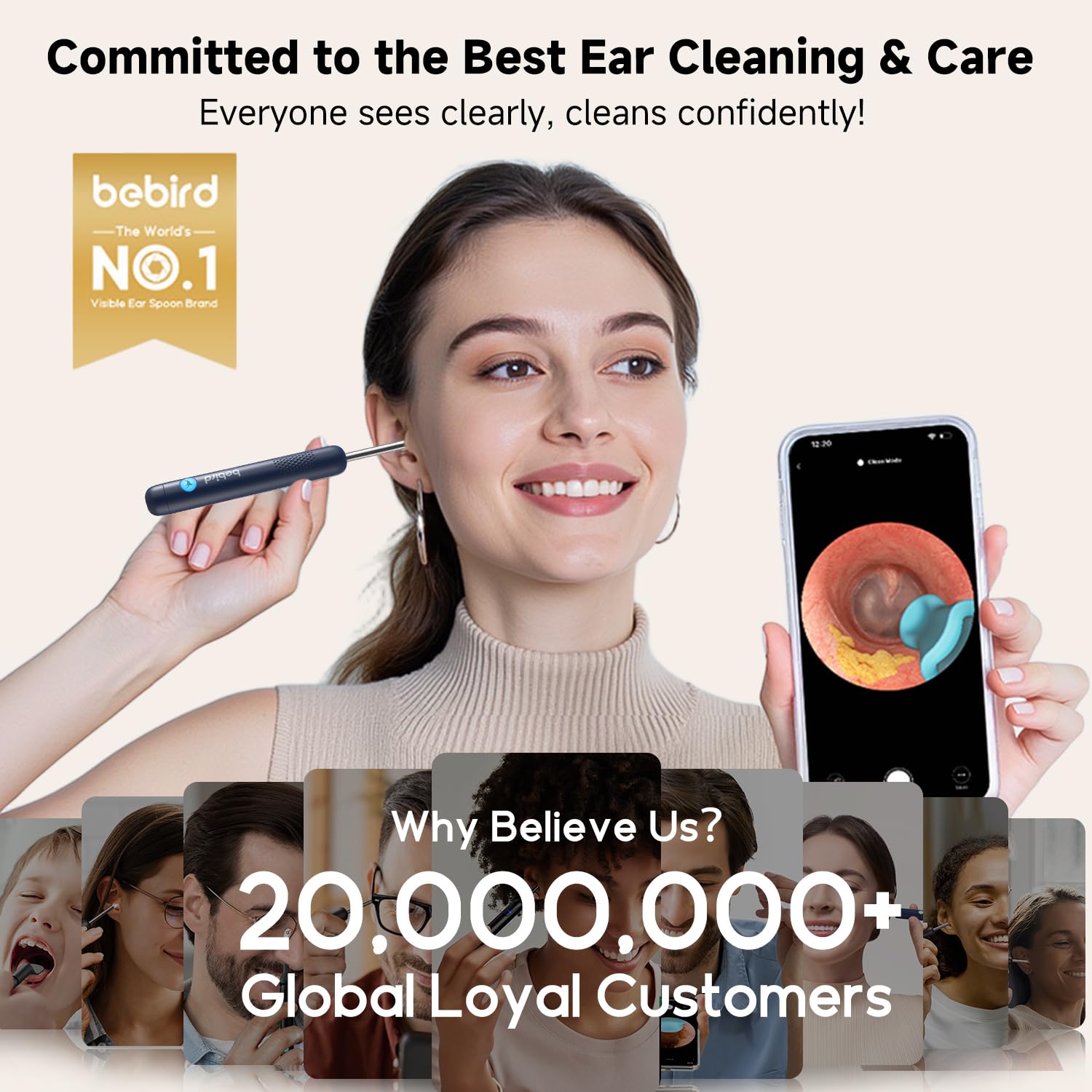 BEBIRD R1 Ear Camera: See & Remove Wax -2 BEBIRD R1 Ear Camera: See & Remove Wax -2