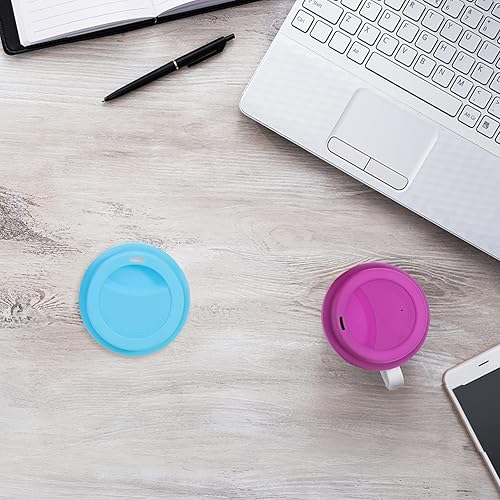 Miniatura 9 de 12 tapas de silicona para tazas al aire libre, tapas de taza de café, tapa de repuesto a prueba de fugas, vasos a prueba de fugas, tapa de botella